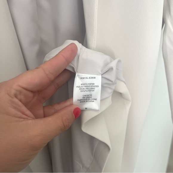 NWT Renuar Long Sleeve Open Drape Front Blazer - Picture 4 of 5